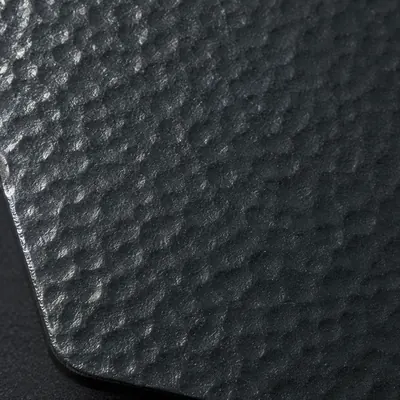 Anthracite hammer tone powder coating, macro