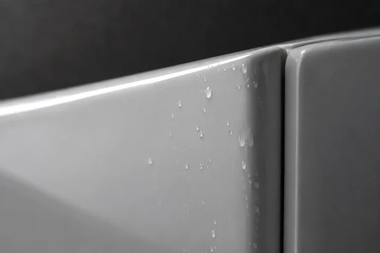 Appliances & commercial refrigeration coating close-up